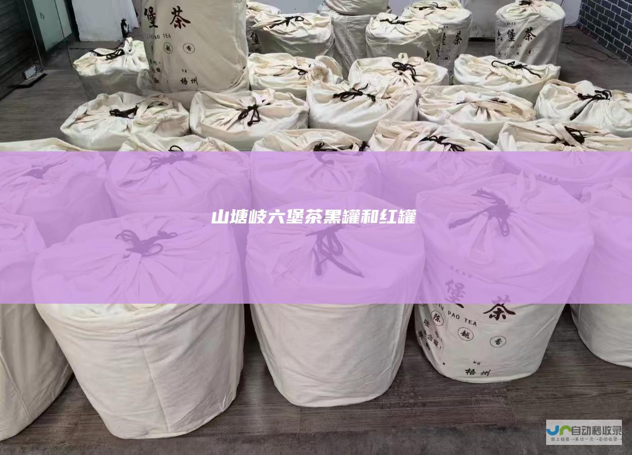 山塘岐六堡茶黑罐和红罐